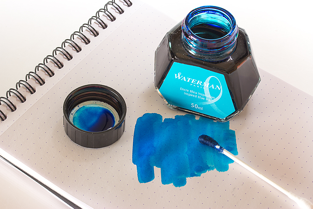 Inspired Blue Ink Shot