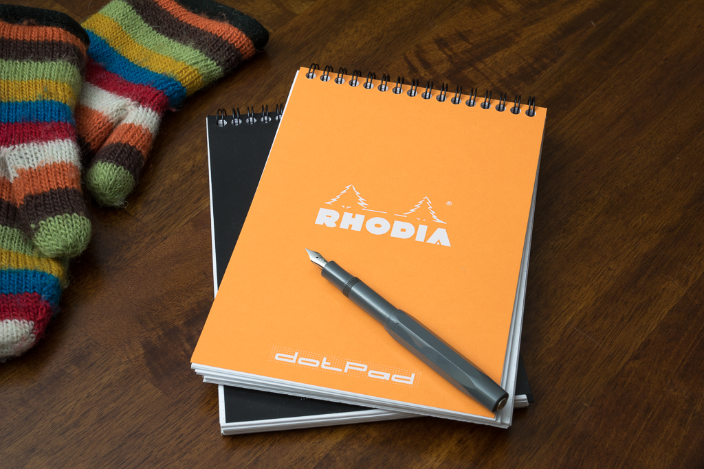 Rhodia No. 16 Top Wirebound A5 Notepad - Orange, Lined - The Goulet Pen  Company