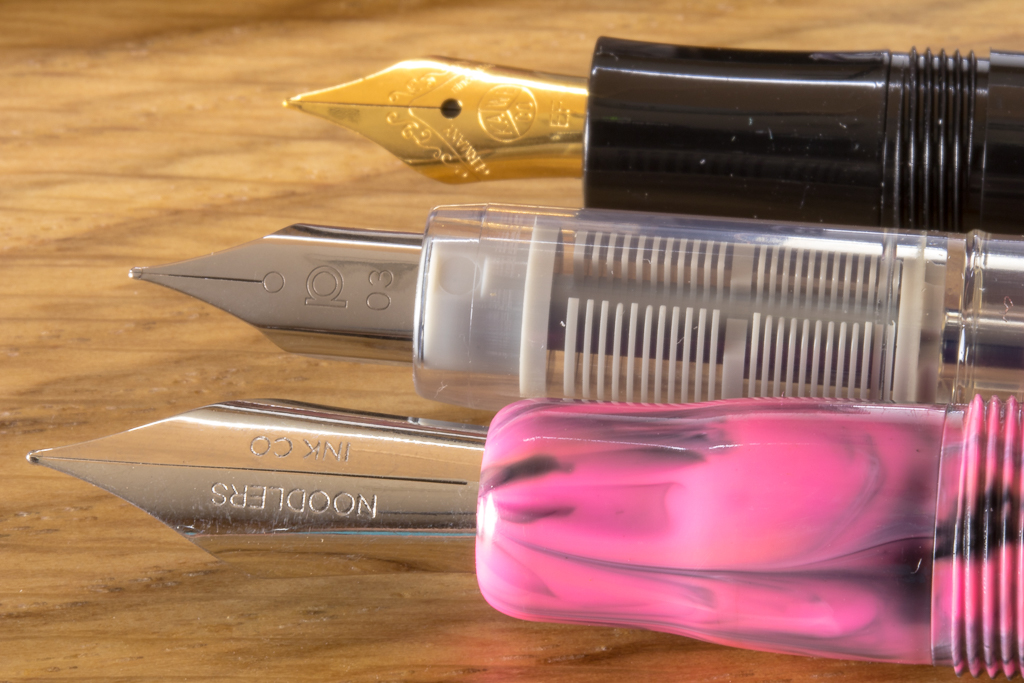 Four Fountain Pen Nibs