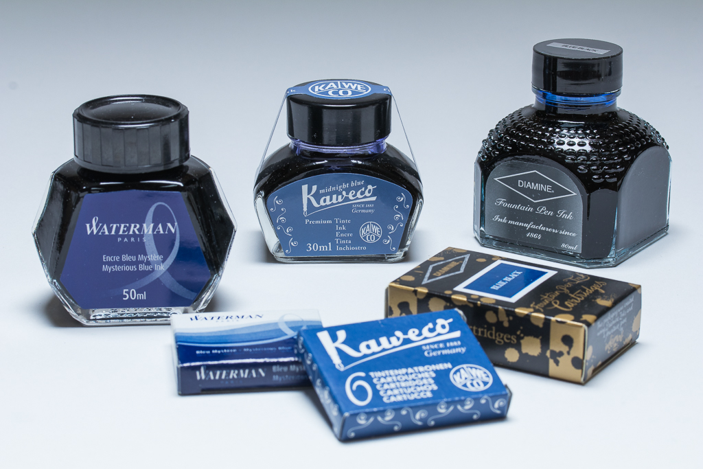 Blue-Black Fountain Pen Inks